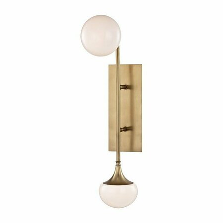 HUDSON VALLEY Fleming 2 Light Wall Sconce 4700-AGB